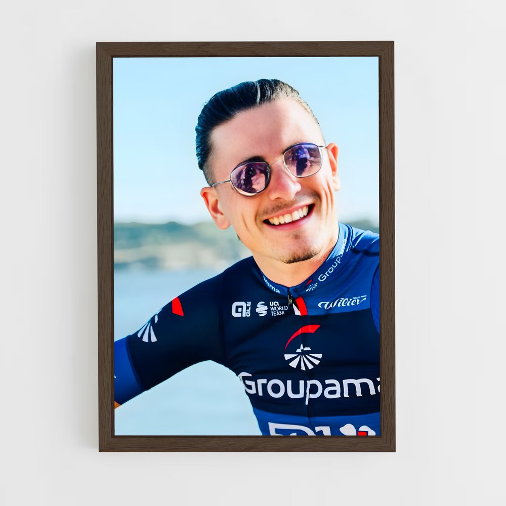 Poster Le Sourire de Gaudu – affiche Cyclisme (vue 5)